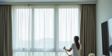 Delicate fabric curtain stain removal silk velvet sheer corio-vic treatment
